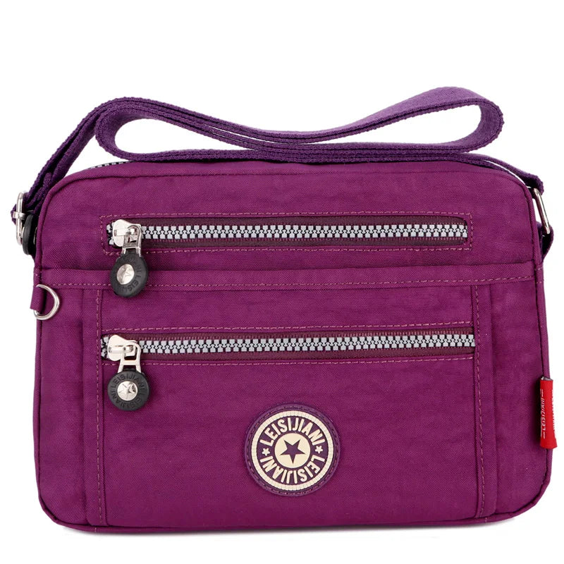 Fashion Crossbody Bags for Women Designer New Waterproof Shoulder Bag Nylon Cloth Female HandBag Casual Travel Messenger Bag