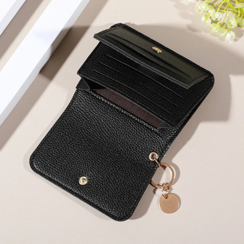 Minimalist Wallet - Water-Resistant, Lightweight, Multi-Card Credit Card Holder with Snap Closure, Perfect for Daily Commute