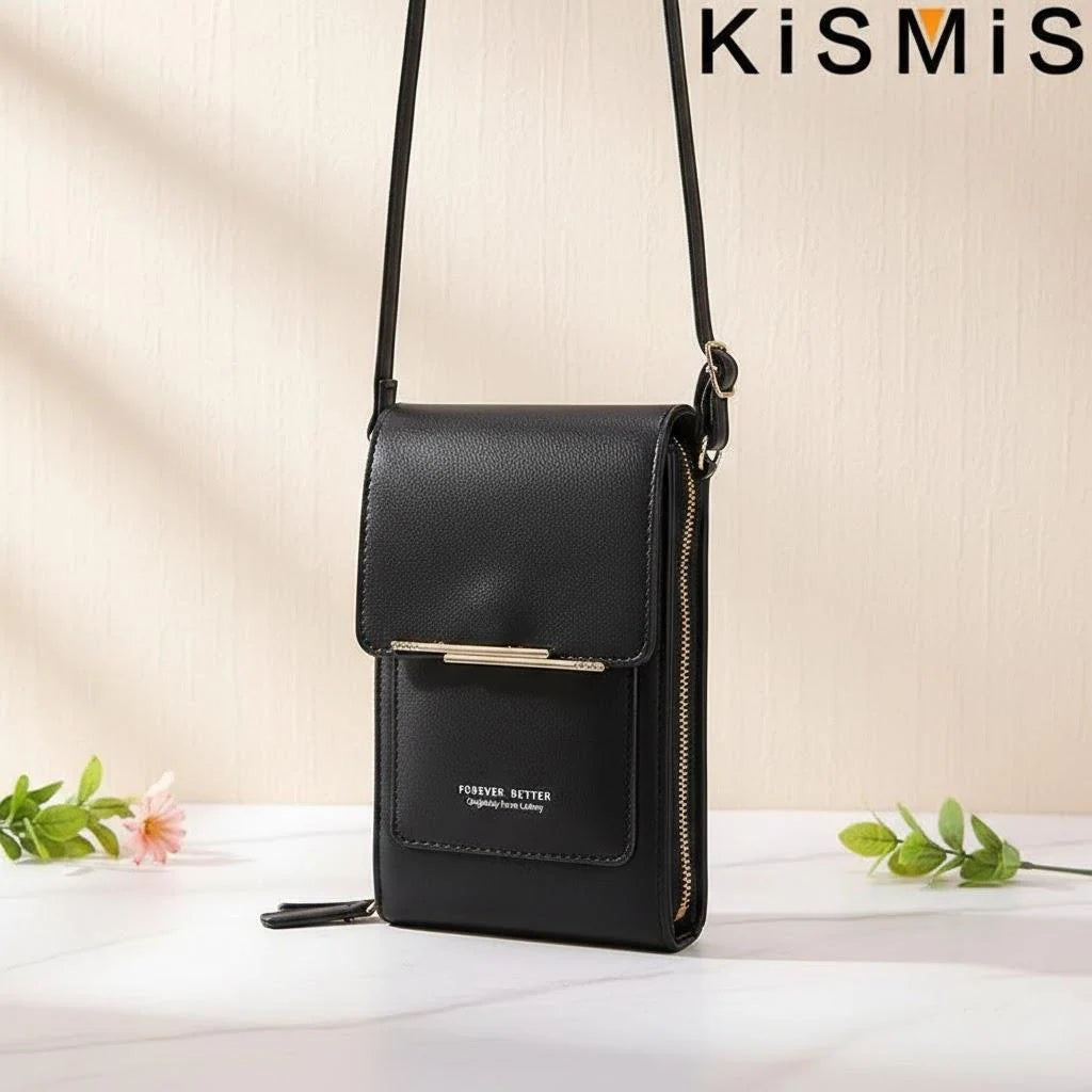 Womens Soft Leather Crossbody Bag Small Wallet Phone Purse Shoulder Bag Fashion Female Handbag