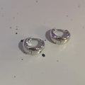 New Trendy Star Zirconia Stud Earrings for Women Girls Hiphop Punk Cool Star Hoop Earrings Party Jewelry Gift