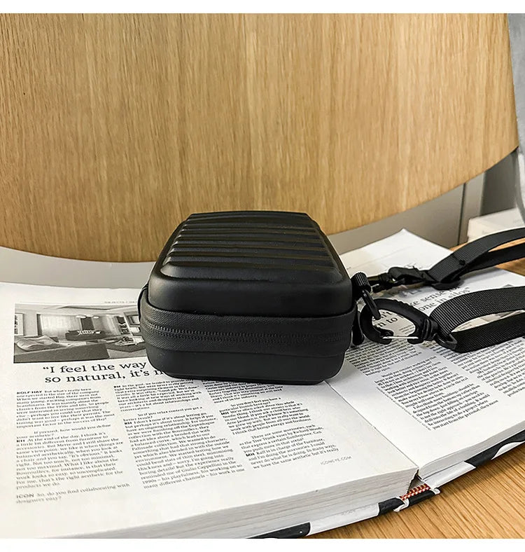 New Design Men's Crossbody Bag Fashion Box Shape Crossbody Bag For Men Women Mini Shoulder Messenger Bag Small Square Handbags
