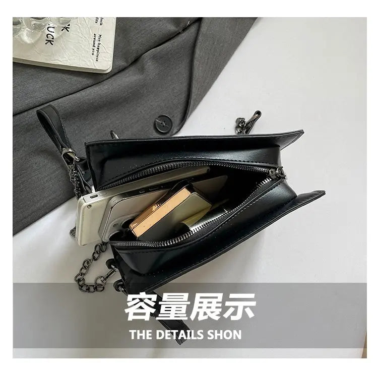 Women's Quirky Crossbody Bag Stylish Unique Small Square Purse with Bold Design Trendy Niche Fashion Accessory for Daily & Party