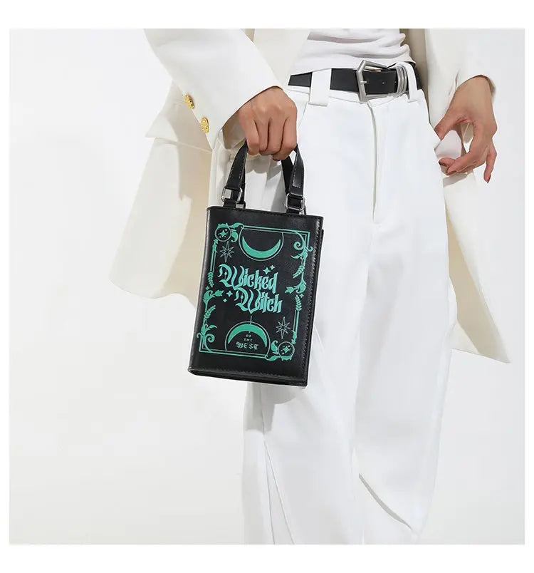 Women's Quirky Crossbody Bag Stylish Unique Small Square Purse with Bold Design Trendy Niche Fashion Accessory for Daily & Party