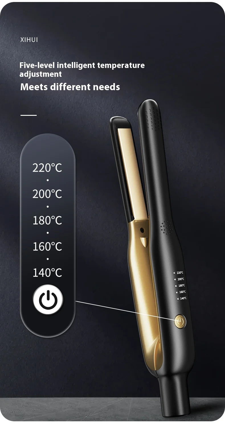 Professional Hair Straightener-Ionic Flat Iron with Negative ions men's hair styler, Anti-Scald Handle for Frizz-Free Styling