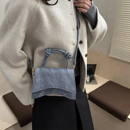 2026 Spring&Autumn New Niche Design Fashion Crossbody Women's Bag, Stylish Simple Shoulder Commuter Small Square Bag
