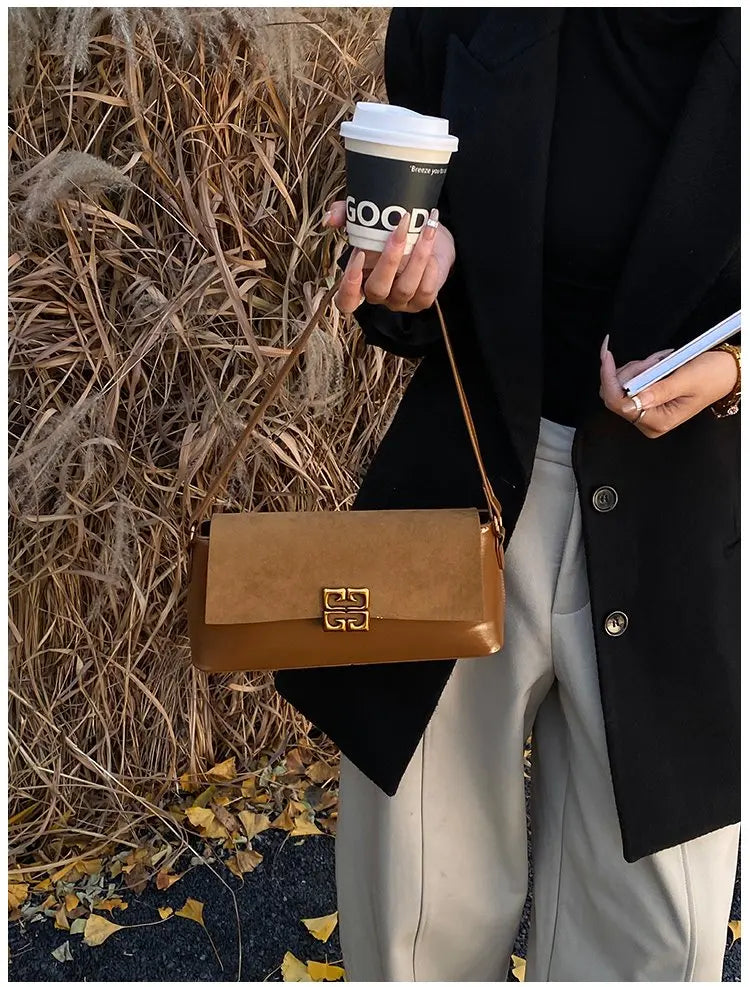 2026 New Luxury Women's Armpit Bag Premium Leather Crossbody Shoulder Bag Elegant & Versatile Designer Handbag for Daily & Party