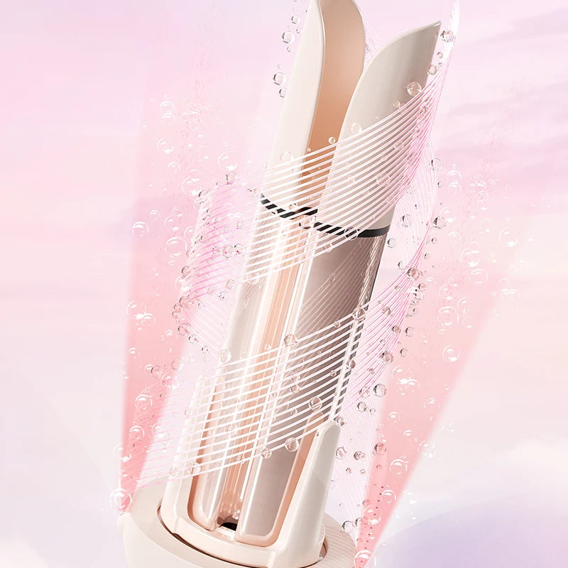 Automatic Hair Curler Negative Ion Ceramic Curling Iron - 40mm Large Wave Perm for Home Use, Lazy Person Electric Curling Wand