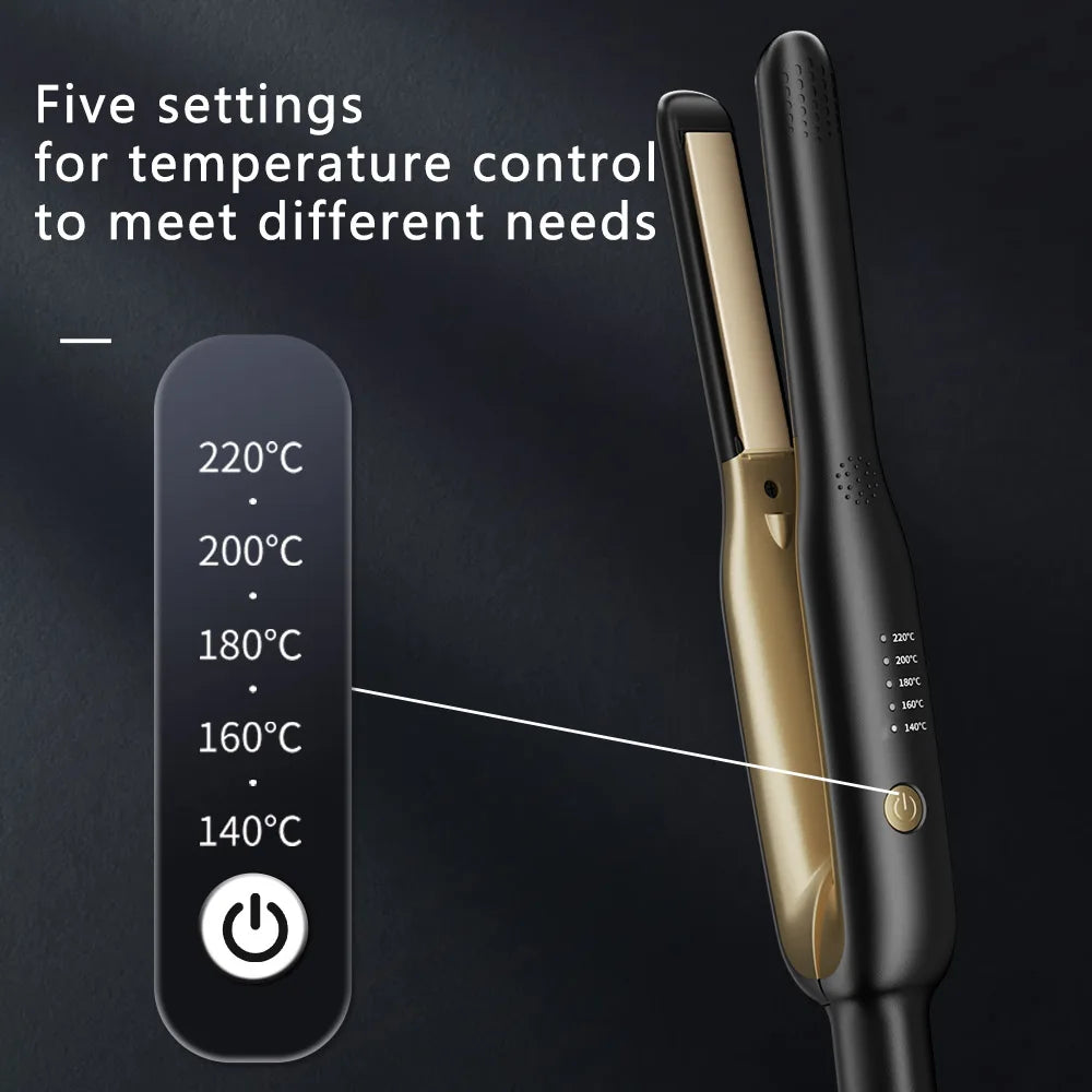 Professional Hair Straightener-Ionic Flat Iron with Negative ions men's hair styler, Anti-Scald Handle for Frizz-Free Styling