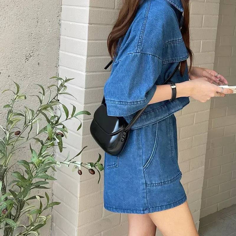 2025 Flap Crossbody Bags Women Mini PU Leather Shoulder Purses and Handbags for Girls Ladies Phone Simple Solid Designer Bag