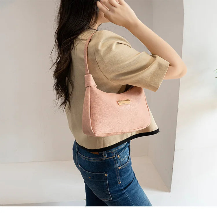 Luxury Pu Leather Solid Color Women Messenger Bags Lightweight Handbag Ladies Small Square Shoulder Bag Crossbody Bags