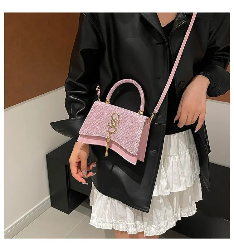 2026 Autumn Winter New Boho Small Square Bag, Unique Design Adjustable Shoulder Crossbody Bag for Daily Use Tote Bags for Women