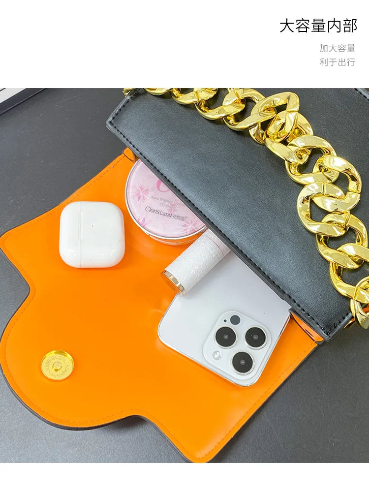 Luxury Texture Retro Crossbody Bag Women's Mini Square Designer Purse Korean-inspired Shoulder Tote Premium Quality PU Leather