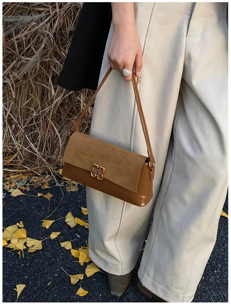 2026 New Luxury Women's Armpit Bag Premium Leather Crossbody Shoulder Bag Elegant & Versatile Designer Handbag for Daily & Party