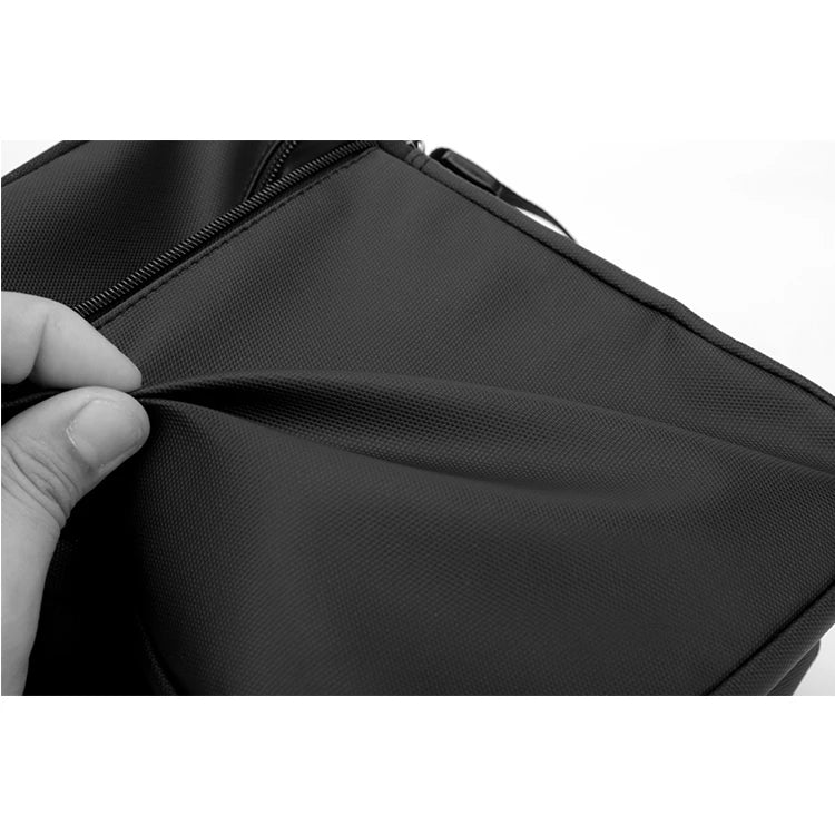 Durable crossbody bag, adjustable shoulder strap, multi-layer design, secure zipper - multifunctional storage bag