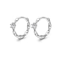 925 Sterling Silver Zircon Ring Stud Earrings For Women Wedding Elegant Luxury Designer Jewelry Wholesale Prevent Allergies