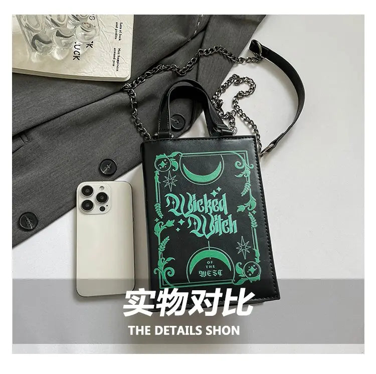 Women's Quirky Crossbody Bag Stylish Unique Small Square Purse with Bold Design Trendy Niche Fashion Accessory for Daily & Party