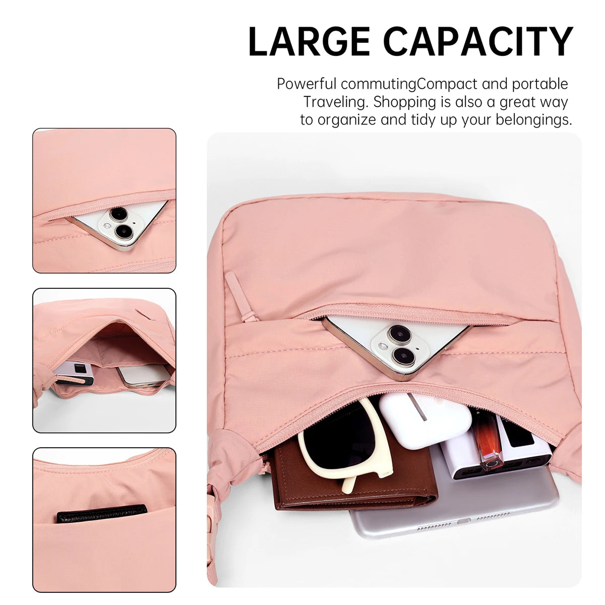 Logo Customized Crossbody Bag for Women 2026 New Fashion Canvas Small Bag Nylon Cloth Student Shoulder Bag Lightweight Spring and Summer Mom Bag Personalized DIY
