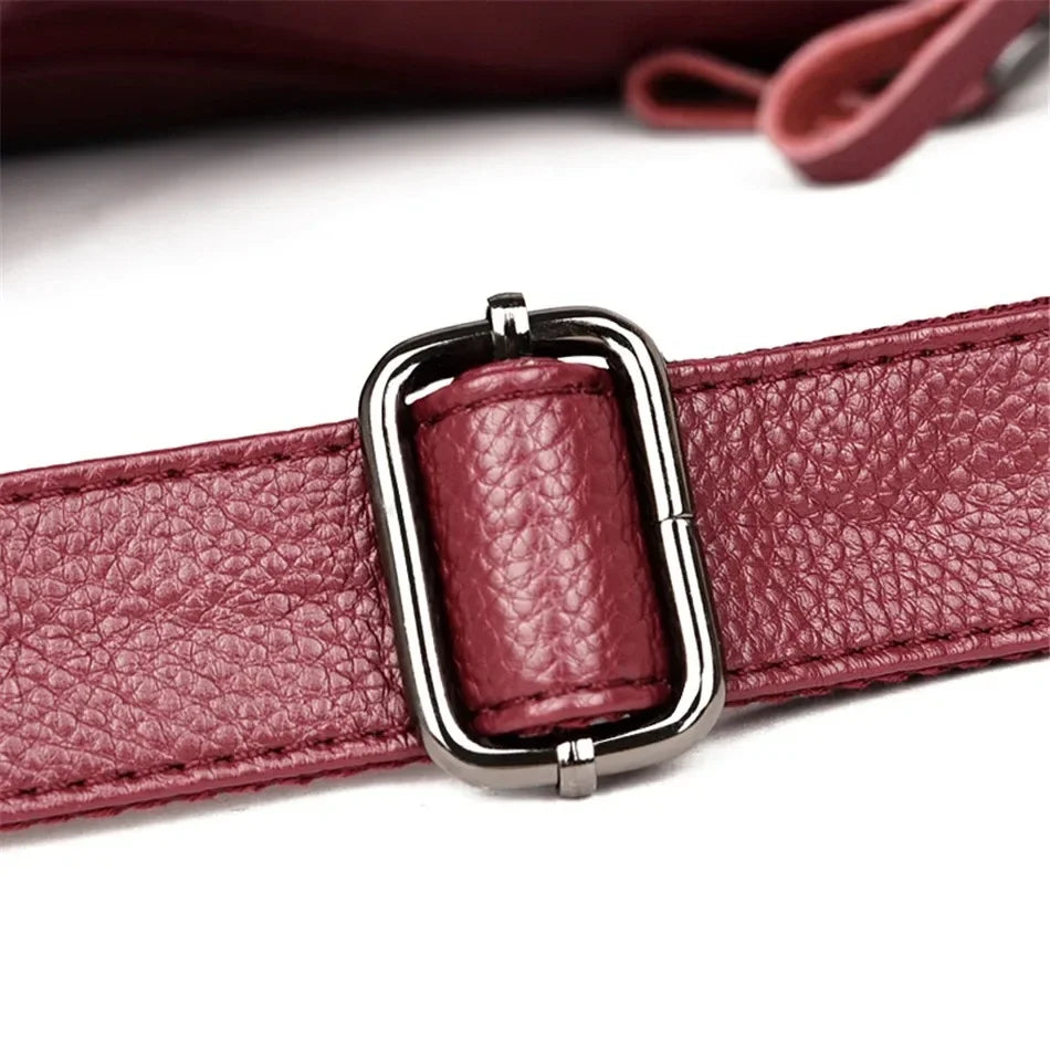 High Quality Soft Leather Luxury Purses and Handbags Women's Bag Designer Multi-pocket Crossbody Shoulder Bag for Women 2024 Sac