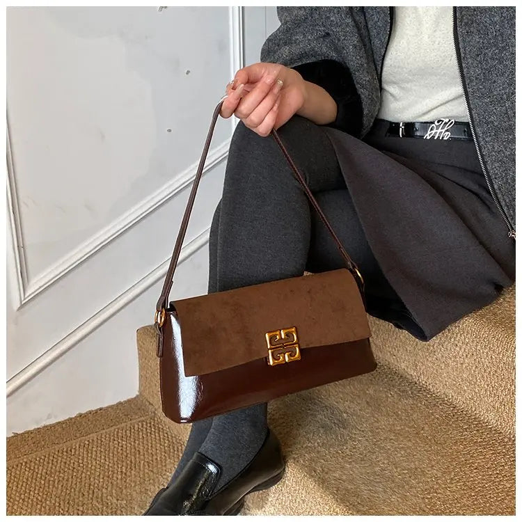 2026 New Luxury Women's Armpit Bag Premium Leather Crossbody Shoulder Bag Elegant & Versatile Designer Handbag for Daily & Party