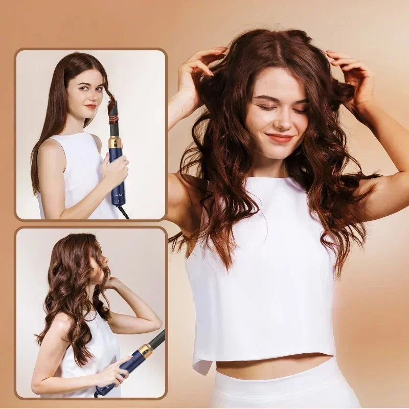 Professional NEW 5 in 1 Hair Dryer Comb Set Professional Hot Air Styler for Hair Curling Straightening and Volumizing At Home