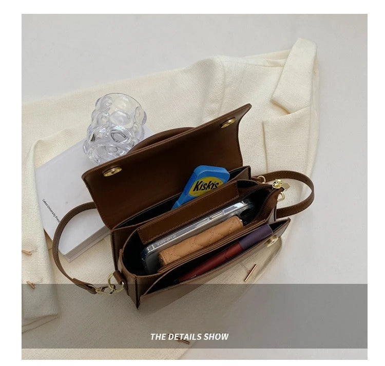 Luxury Brand Crossbody Bags for Women Fashion Design Underarm 2026 Woman Shoulder Bag Female Handbag and Purses Solid Color
