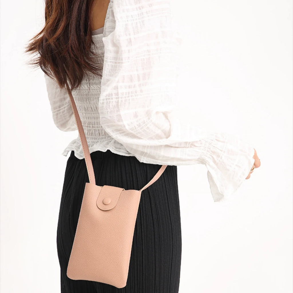 Small Crossbody Bag Designer Phone Bag Women Bag Soft Leather  Lightweight Fashion Shoulder Bag Ladies Travel Mobile Phone Bag