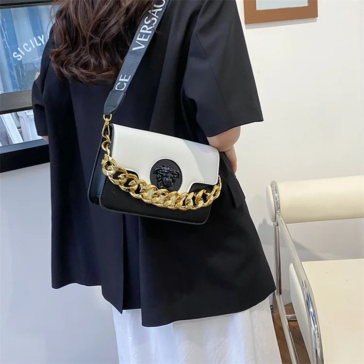 Luxury Texture Retro Crossbody Bag Women's Mini Square Designer Purse Korean-inspired Shoulder Tote Premium Quality PU Leather