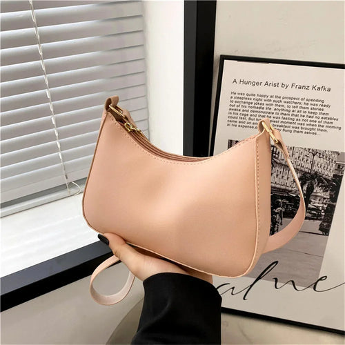 2022 Women's Bag Women's Fashion Handbags Freeshiping Low Price Retro Designer Luxury Bag Solid Color PU Leather Shoulder Bags
