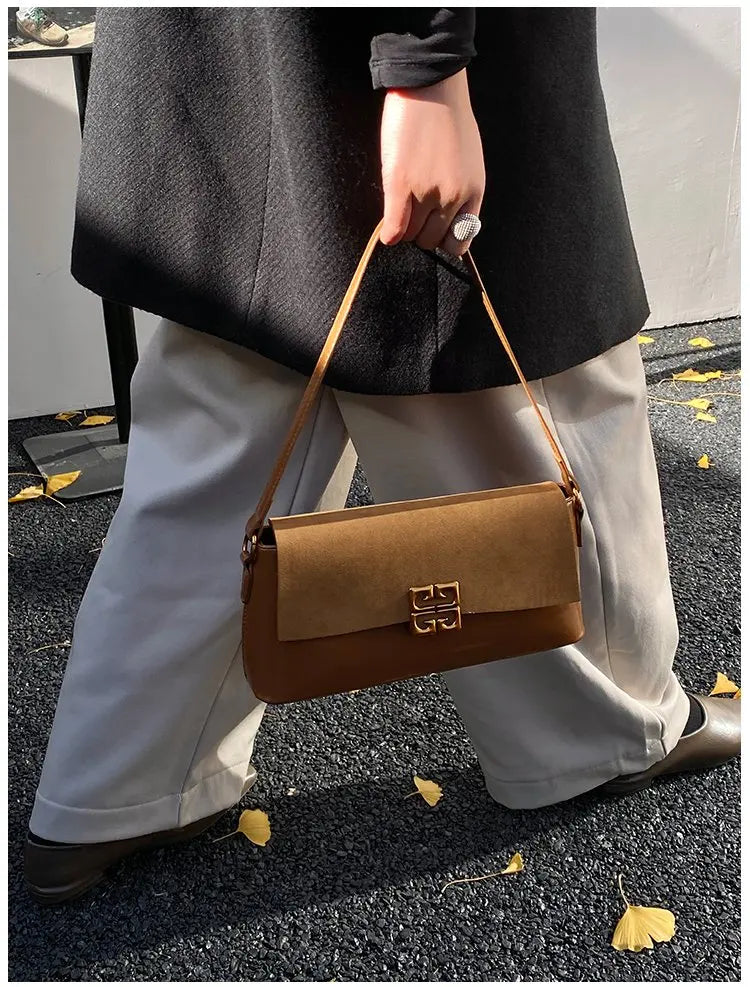 2026 New Luxury Women's Armpit Bag Premium Leather Crossbody Shoulder Bag Elegant & Versatile Designer Handbag for Daily & Party