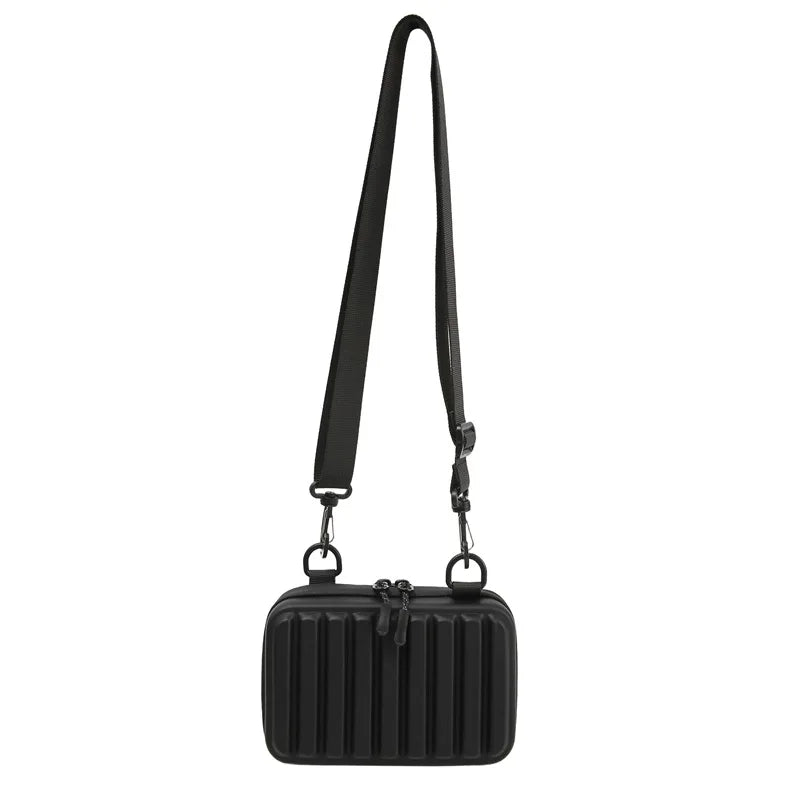 New Design Men's Crossbody Bag Fashion Box Shape Crossbody Bag For Men Women Mini Shoulder Messenger Bag Small Square Handbags