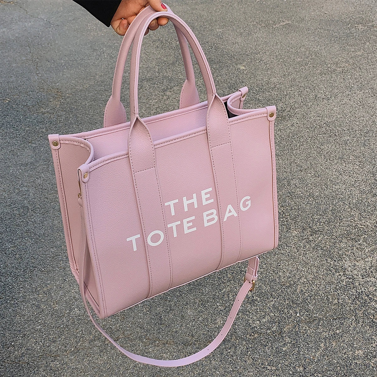 The tote bag For Women Crossbody Female Handbag New Solid Words Lette Leisure Large Bag,Luxury Fashion bag,designer bag for PU