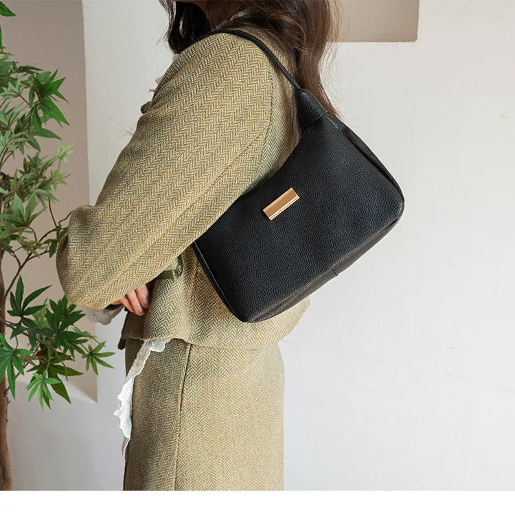 Luxury Pu Leather Solid Color Women Messenger Bags Lightweight Handbag Ladies Small Square Shoulder Bag Crossbody Bags