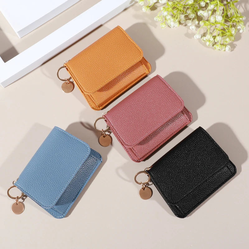 Minimalist Wallet - Water-Resistant, Lightweight, Multi-Card Credit Card Holder with Snap Closure, Perfect for Daily Commute