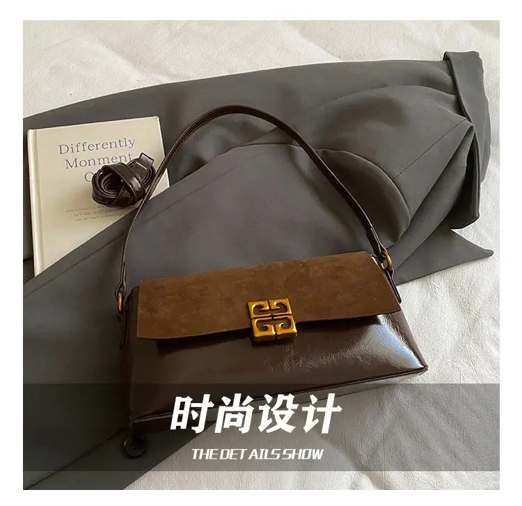 2026 New Luxury Women's Armpit Bag Premium Leather Crossbody Shoulder Bag Elegant & Versatile Designer Handbag for Daily & Party