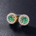 Zircon Earring Stud for Women And Men S925 Sterling Silver 18K Plating Earrings D Color VVS1 As Shinning As Diamond Jewelry