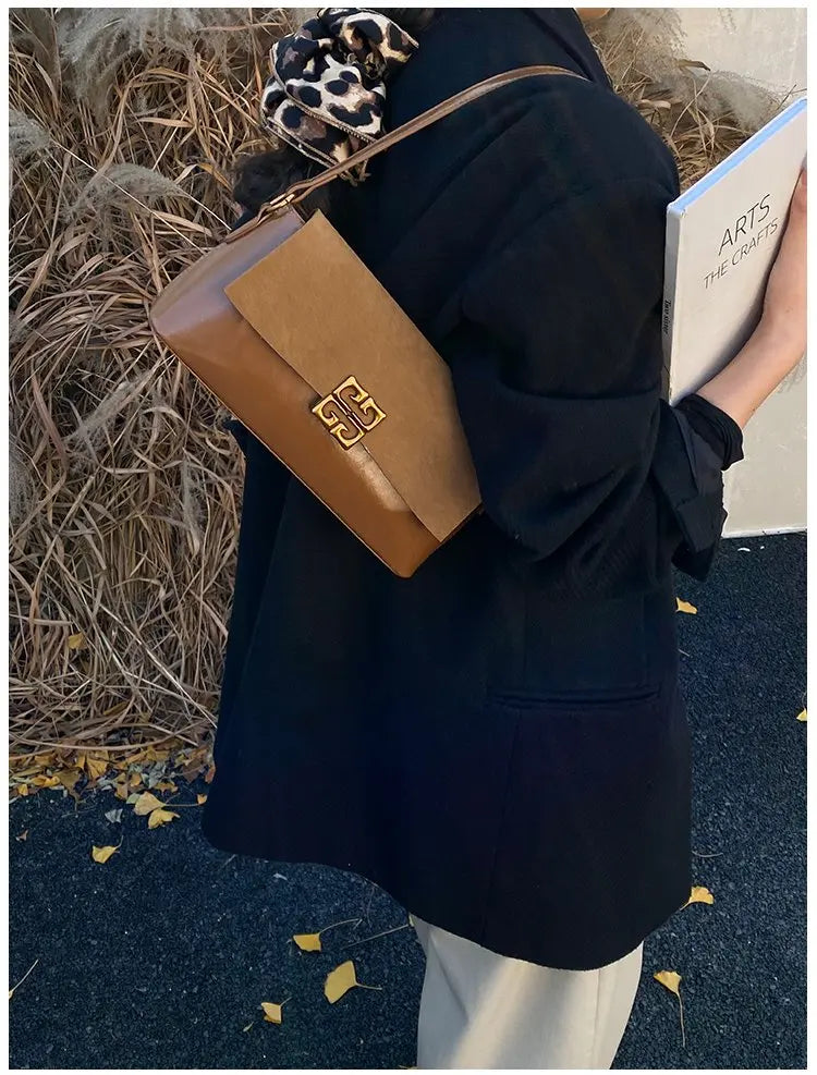 2026 New Luxury Women's Armpit Bag Premium Leather Crossbody Shoulder Bag Elegant & Versatile Designer Handbag for Daily & Party