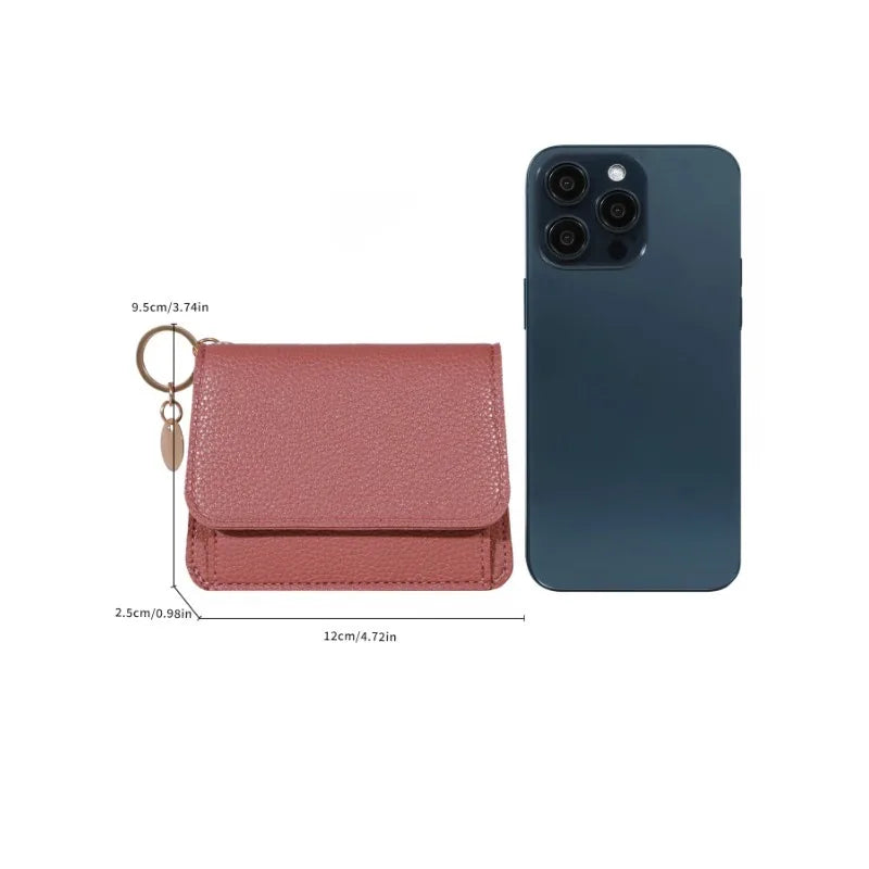 Minimalist Wallet - Waterproof, Lightweight, Multi-card Credit Card Holder with Snap Closure