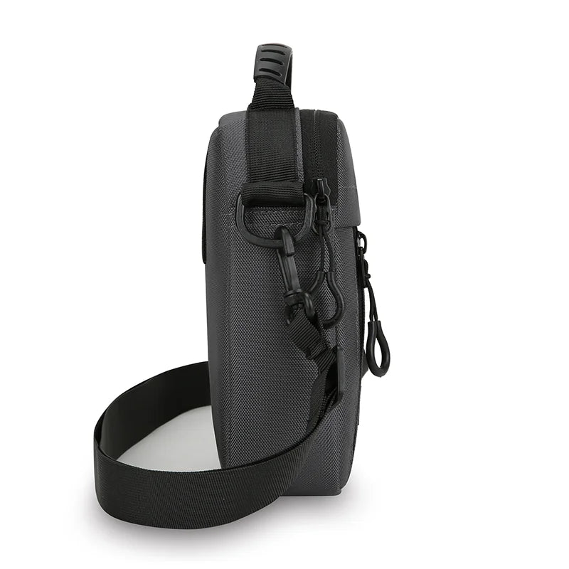 Men's Crossbody Bag Multi-Pocket Large Capacity Waterproof Oxford Shoulder Sling Pouch Business Travel Daily Commute Organizer
