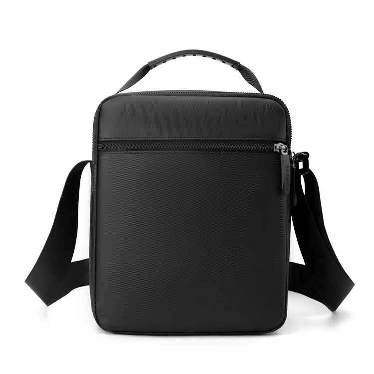 Durable crossbody bag, adjustable shoulder strap, multi-layer design, secure zipper - multifunctional storage bag