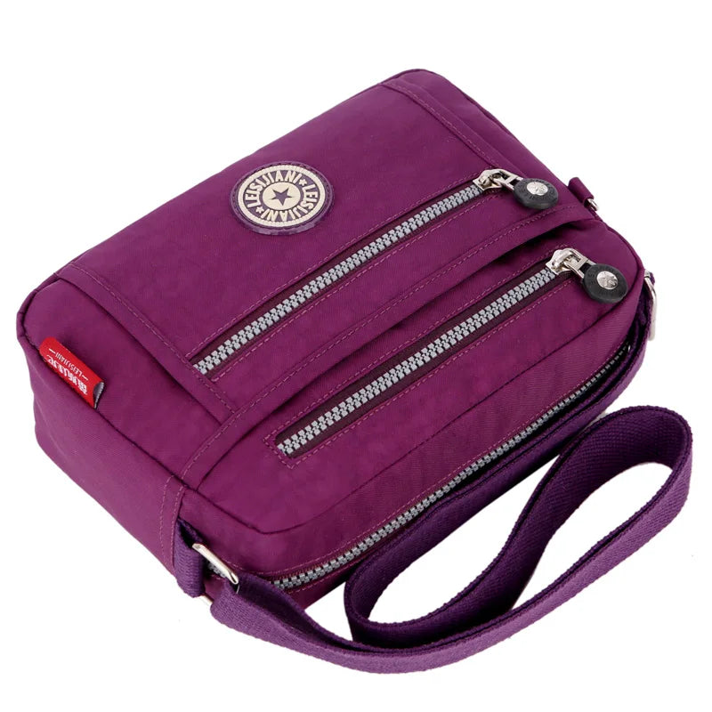 Fashion Crossbody Bags for Women Designer New Waterproof Shoulder Bag Nylon Cloth Female HandBag Casual Travel Messenger Bag